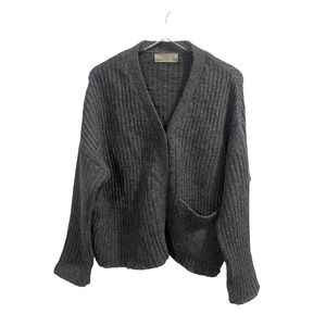 Aiayu Grey Cardigan Sweater 100% babyllama